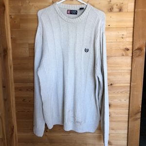 Chaps Tan Crewneck Sweater XL